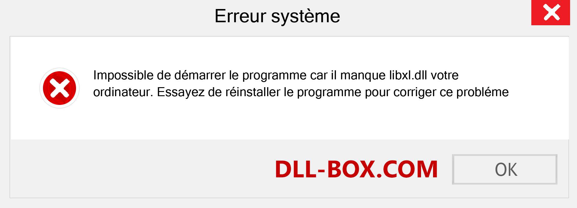 Le fichier libxl.dll est manquant ?. Télécharger pour Windows 7, 8, 10 - Correction de l'erreur manquante libxl dll sur Windows, photos, images